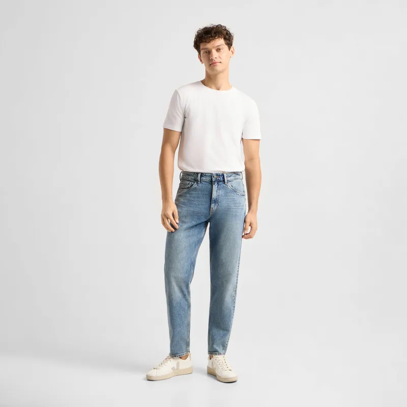 DAWN Herren Jeans RISE Relaxed Tapered DAWN Bio-Baumwolle, Vintage blue, – Produktbild 1 von 6