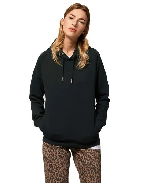YTWOO YTWOO Hoodie für Damen und Herren, Kapuzenpullover, Basic, Unisex, Schwarz, – Produktbild 2 von 4