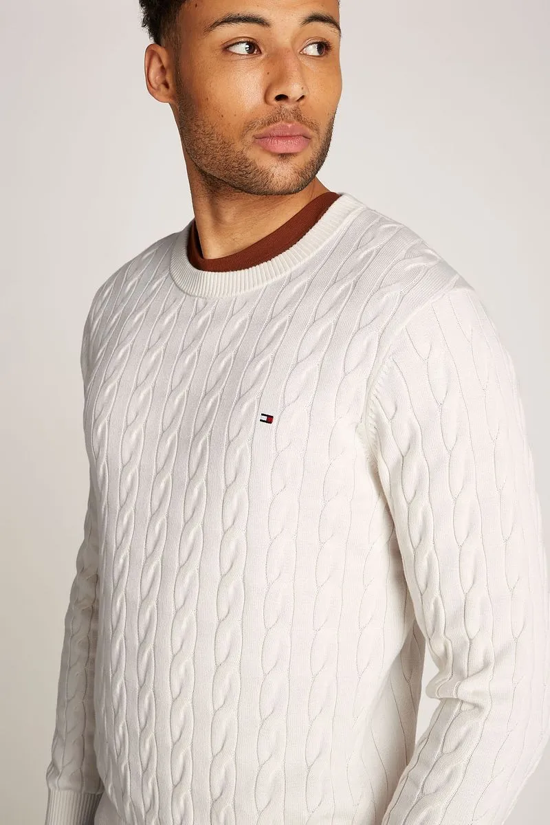 Tommy Hilfiger Tommy Hilfiger Pullover Cable Off White - Größe XL, Weiß, – Produktbild 4 von 5