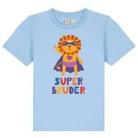 watabout kids watabout.kids T-Shirt Kinder Löwe Superbruder, Blue soul, – Produktbild 1 von 1