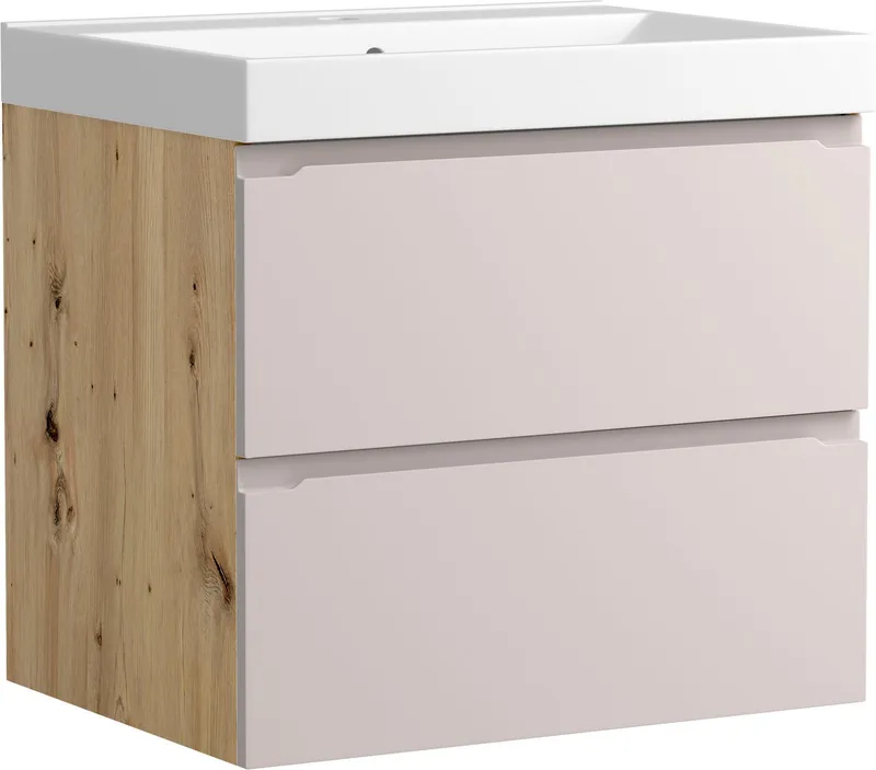 welltime Waschtisch CABO, Waschtisch, Kaschmir, griffloses Design, Bunt, – Produktbild 2 von 5