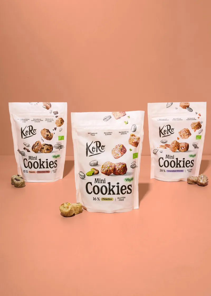 KoRo Bio Mini Cookies Trio | 3 x 150 g – Produktbild 1 von 3