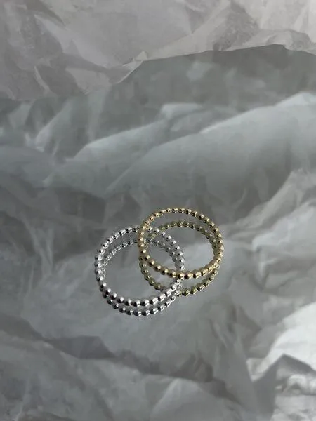 noemvri fashion label noemvri fashion label Kugelring, Silber, – Produktbild 3 von 4