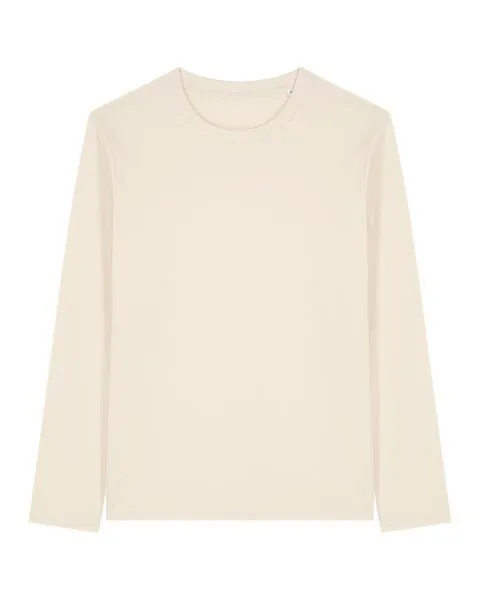 YTWOO YTWOO Basic Unisex Langarmshirt aus 100% Biobaumwolle, Natural, – Produktbild 1 von 3