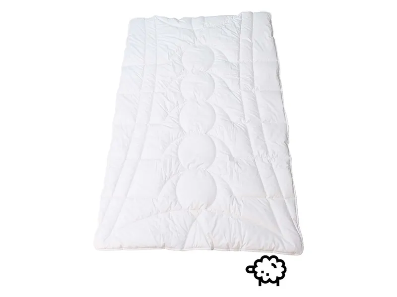 Steppdecke "Kontur Leicht" 200 x 220 cm, mit Schafschurwollfüllung 1.320 g – Produktbild 1 von 1