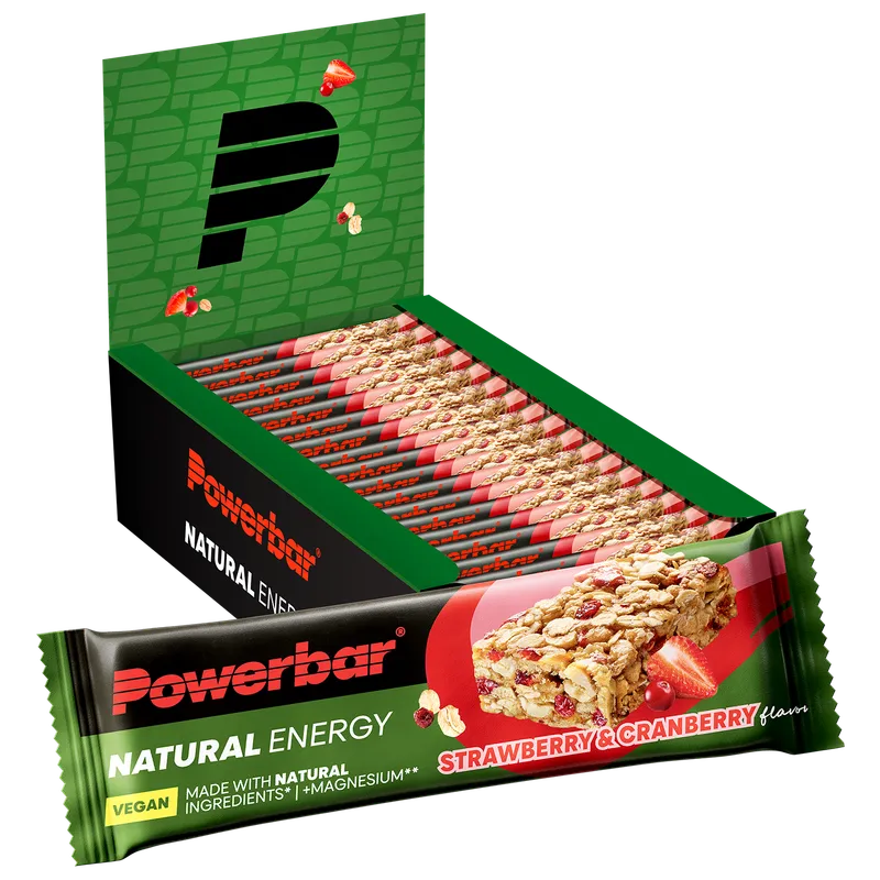 PowerBar PowerBar Natural Energy Cereal Strawberry 18 Stck./K Riegel, Energie Riegel – Produktbild 1 von 1