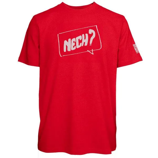 Spirit of Hamburg Spirit of Hamburg Biobaumwoll T-Shirt mit Spruch „Nech?“, Rot, – Produktbild 1 von 2