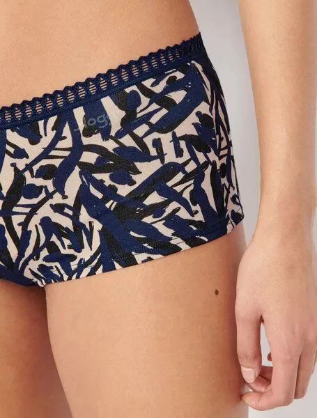 Sloggi Sloggi 3er Pack Shorts GO Crush Bio-Baumwolle, Blue - dark combination, – Produktbild 4 von 4