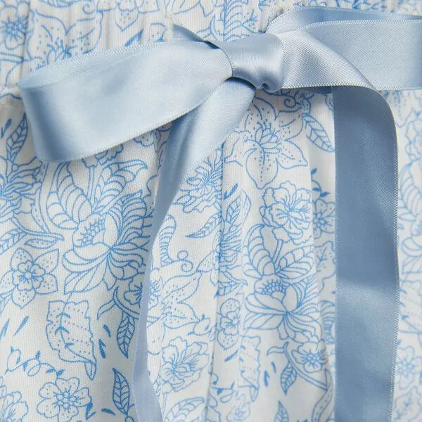 comazo|earth comazo|earth Fairtrade Schlafshorts, Lighblue print (blau), – Produktbild 2 von 4