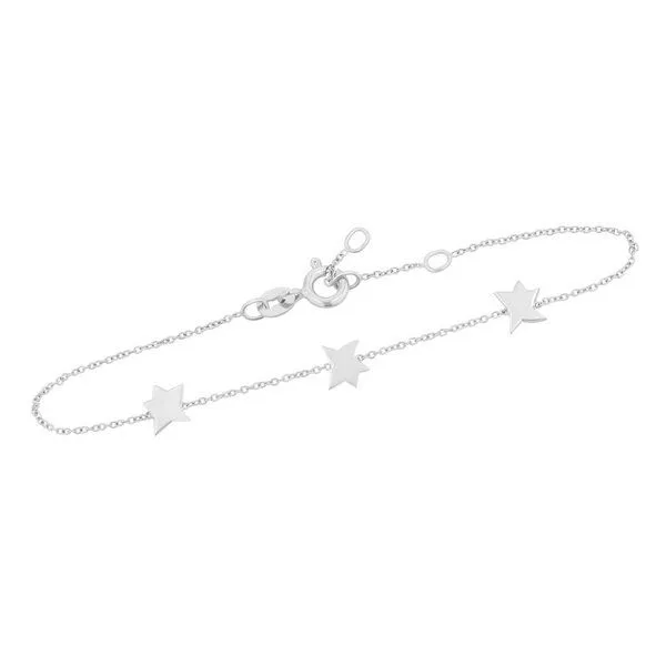Eppi Eppi Silbernes Armband mit Sternen Der Kleine Prinz, Weiss, – Produktbild 1 von 4
