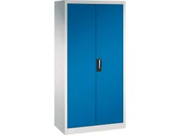 C+P C+P Büroschrank Acurado, H1950xB930xT500mm, Lichtgrau/Enzianblau – Produktbild 1 von 1