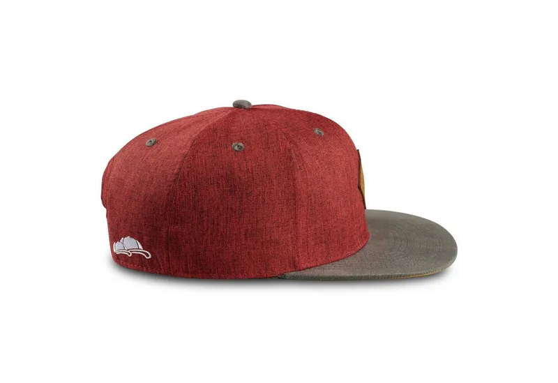 Soulbuddy Snapback Cap Basecap für Damen & Herren (auch als Kids Caps erhältlich, One Size, Unisex, Größenverstellbar), Rot, – Produktbild 2 von 5