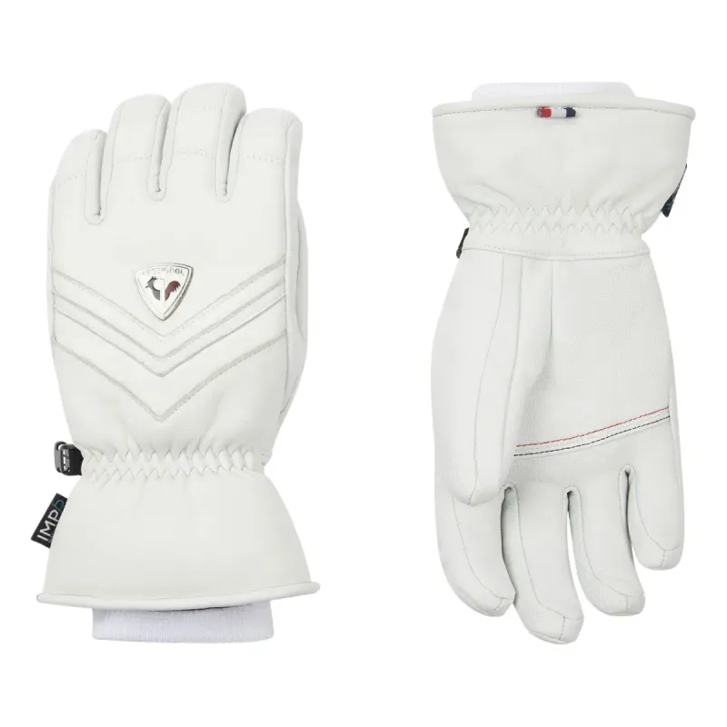 Rossignol Damen wasserdichte Skihandschuhe aus Leder Rossignol Select, Blanc, – Produktbild 1 von 1
