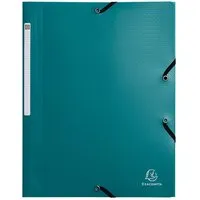Exacompta 50 Exacompta Sammelmappen "OpaK", DIN A4, Gummizug, 3 Klappen, grün – Produktbild 1 von 1