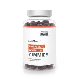 GymBeam GymBeam Aminosäure- & Vitamin-Gummibärchen 240 g Blaubeere – Produktbild 1 von 1