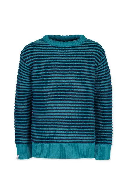 Band of Rascals Band of Rascals 3D Stripe Pullover, Petrol-navy, – Produktbild 2 von 4