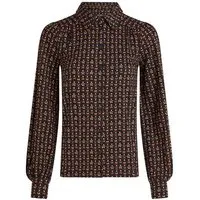 king louie King Louie Bluse Carina mit Strechkomfort, Jangle black (schwarz), – Produktbild 1 von 1