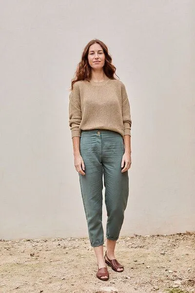 TIRALAHILACHA TIRALAHILACHA Pantalón Faren Pants, Blau, – Produktbild 1 von 4
