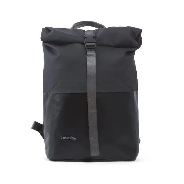 7clouds 7clouds Rolltop-Rucksack Kira 7.1, Black, – Produktbild 1 von 4