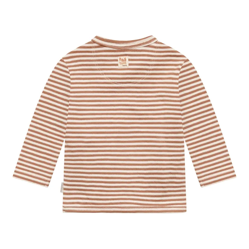 Noppies Noppies Wickelshirt langarm Ringel, Braun | mehrfarbig, – Produktbild 1 von 1