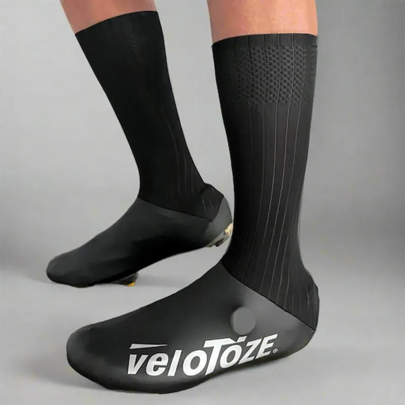 Velotoze VeloToze Überschuh Aero TT schwarz L - aerodynamischer Überschuh für maximale Watt-Ersparnis – Produktbild 1 von 1