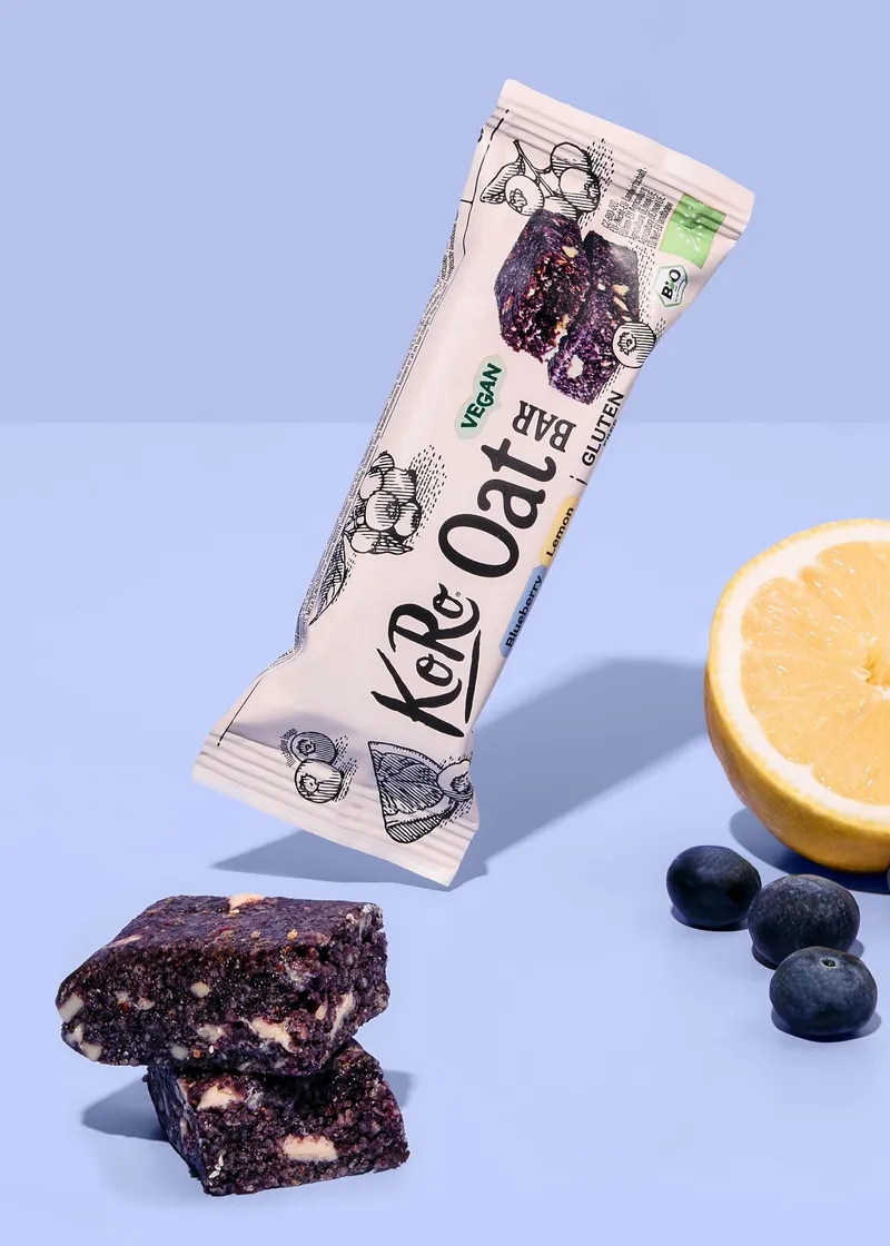 KoRo Bio Oat Bar Blueberry Lemon | 60 g – Produktbild 2 von 5