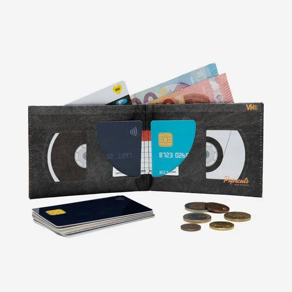 paprcuts paprcuts RFID Portemonnaie, Vhs (orange rot gelb), – Produktbild 3 von 4