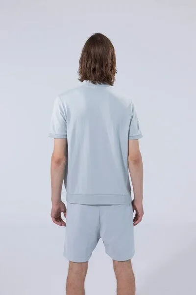 Unfeigned Unfeigned Polo Shirt Permanent, Hellblau (pearl blue), – Produktbild 3 von 4