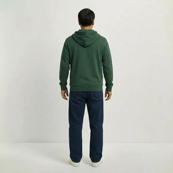 YTWOO YTWOO Everyday Unisex-Sweatjacke – Weich, zeitlos & nachhaltig, Bottle green, – Produktbild 4 von 4