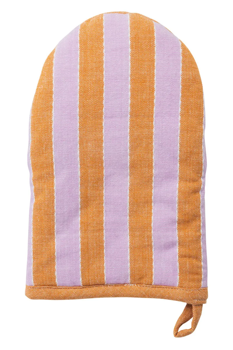 Tranquillo Ofenhandschuh VIVID LINES - orange – Produktbild 1 von 2