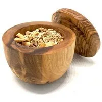 Olivenholz erleben Olivenholz erleben Duft-Dose aus Olivenholz mit Deckel – Produktbild 1 von 1