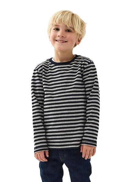 Band of Rascals Band of Rascals Striped Longsleeve, Navy, – Produktbild 1 von 4