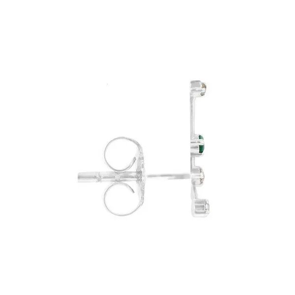 Eppi Eppi Goldener Ohrring mit Sternzeichen Cancer, Weiss, – Produktbild 1 von 2