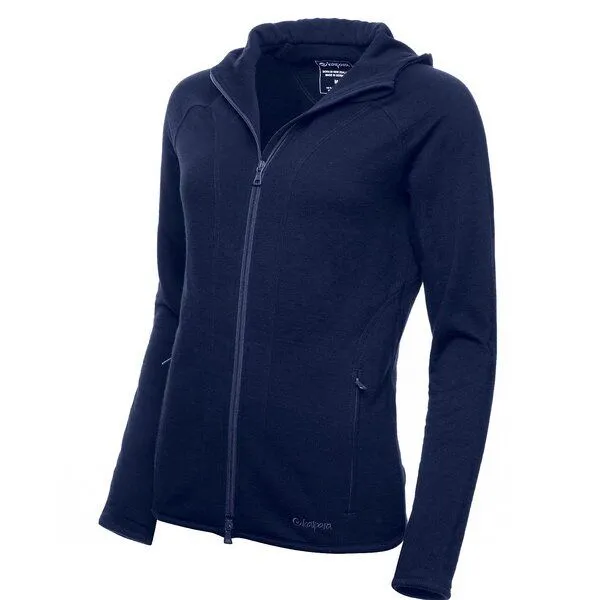 Kaipara - Merino Sportswear Kaipara - Merino Sportswear Merino Hoody Sweat Jacke 270 Damen, Blau, – Produktbild 2 von 2