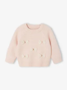 Vertbaudet Baby Pullover mit Tüll-Schleifen – Produktbild 1 von 1