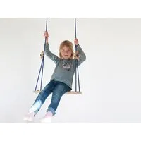 werkvoll by Lena Peter werkvoll by Lena Peter Nachhaltige Holz Kinder Schaukel FREI, Gelb, – Produktbild 1 von 1