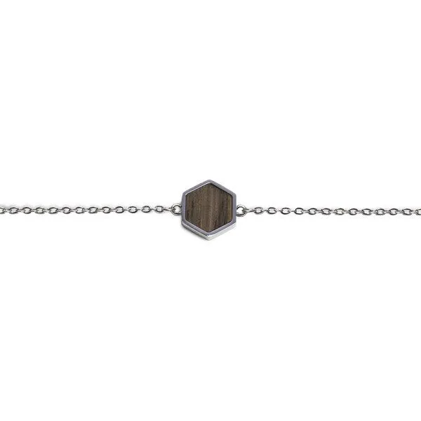 BeWooden BeWooden Armbänder mit Holzdetail - Motiv Hexagon, Lini, – Produktbild 1 von 4