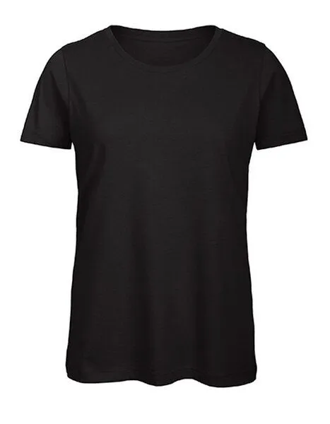 B&C Collection B&C Collection Inspire T-Shirt / Damen / Lady Rundhals 140 gr /m², Schwarz, – Produktbild 2 von 3