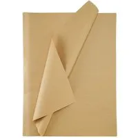 Fines Papeterie Fines Papeterie 50 Bögen Seidenpapier * in vielen Farben * zum Verpacken, Basteln, Einwickeln, Braun, – Produktbild 1 von 1