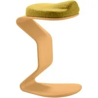 Bewegungshocker "Ercolino medium" mit 3D Sitz, Buche, gelb – Produktbild 1 von 1