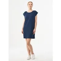 ORGANICATION ORGANICATION Jerseykleid aus TENCEL Lyocell und Bio-Baumwolle, Navy, – Produktbild 1 von 1