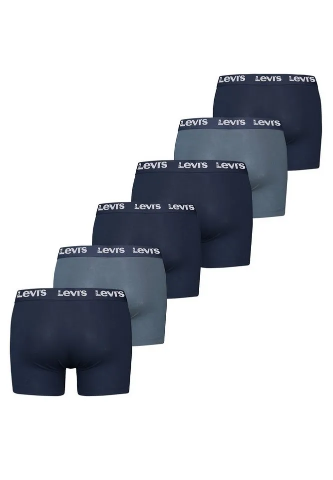 LEVI´S LEVI´S Boxershorts LEVIS Men Repeat Logo Boxer 6P (Spar-Pack, 6-St., 6er-Pack), Navy combo, – Produktbild 2 von 4