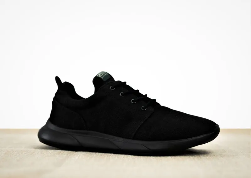8000kicks EU 8000kicks EU Herren vegan Sneaker Explorer V2, Schwarz, – Produktbild 2 von 2