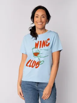 watapparel watapparel T-Shirt Frauen Wine Club – Produktbild 1 von 1
