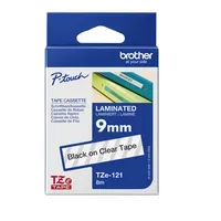 Brother P-Touch Beschriftungsband 'TZe 121' transparent/schwarz – Produktbild 3 von 4