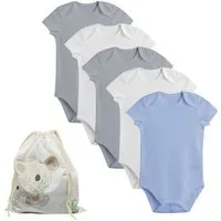 Biorganic Biorganic 5er-Pack Baby Body Unisex Kurzarm, GOTS-zertifiziert – Produktbild 1 von 1