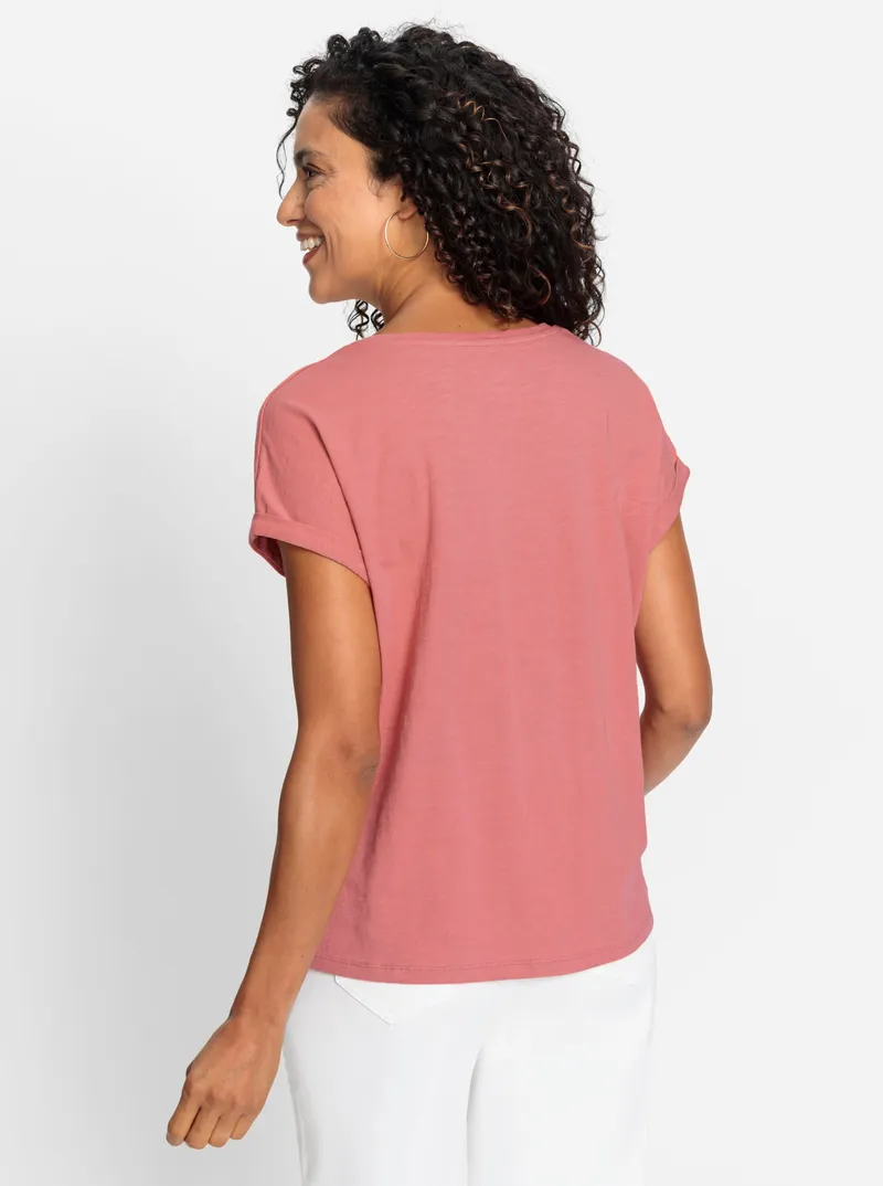 Witt Rundhalsshirt flamingo, Flamingo, – Produktbild 2 von 2