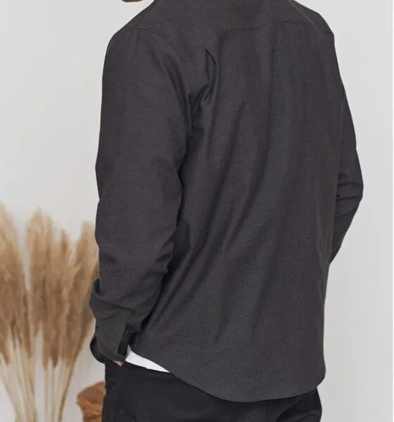 About Companions About Companions Klassisches Hemd SIMON aus Eco Silk, Schwarz (eco silk black), – Produktbild 1 von 4