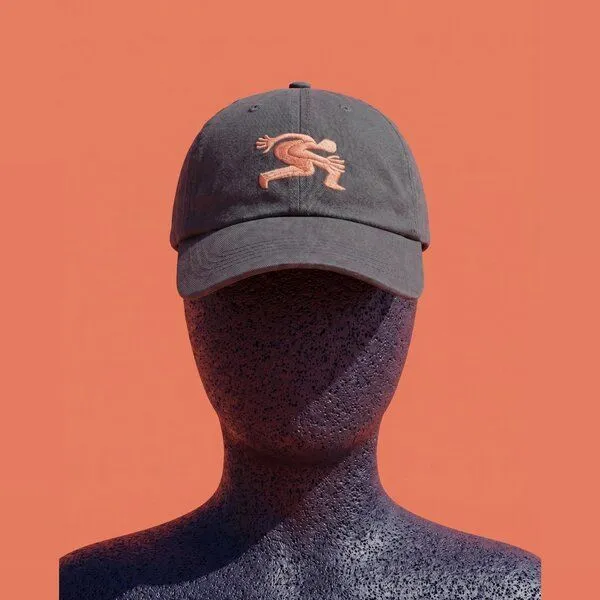 hey hey studios hey hey studios Unisex Cap „PSR B1919+21“ x Pulsår aus Bio-Baumwolle, Grau, – Produktbild 2 von 4