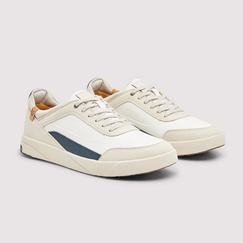 SAOLA SAOLA Herren vegan Sneaker Herren Quito Weiß/Marineblau, Weiß, – Produktbild 2 von 2